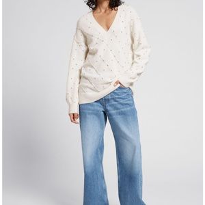 & Other Stories Rhinestone Wool Sweater - Holiday - Sold Out in Stores